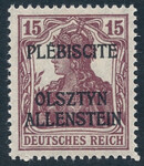 Olsztyn 04 I a ciemnobrązowokarminowy czysty** 697/25