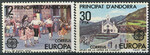 Andorra hiszpańska 138-139 czyste** Europa Cept