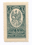 Litwa Środkowa 36 B w papier średni gładki czyste** Różne rysunki