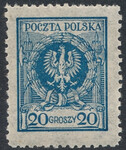 0188 x papier cienki ZL 10½ czysty** Orzeł w wieńcu