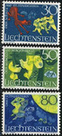 Liechtenstein 0497-499 czyste**