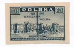 0391 czysty** 1 rocznica wyzwolenia Warszawy