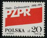 3034 czyste** 40 rocznica Polskiej Zjednoczonej Partii Robotniczej