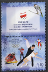 3802 przywieszka nad znaczkiem czysty** XIX Zimowe Igrzyska Olimpijskie - Salt Lake City 2002