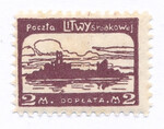 Litwa Środkowa D3 Bx papier średni gładki czysty**