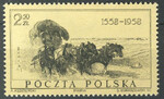 0927 a papier średni guma biała czysty** Wystawa 400 lat Poczty Polskiej w Warszawie