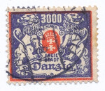 WMG 140 kasowany Wydanie obiegowe - herb Gdańska