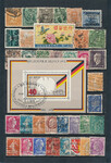 Świat zestaw znaczków kasowane