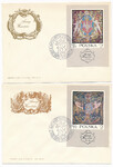 FDC 1901-1902 Blok 75+76 Arrasy wawelskie