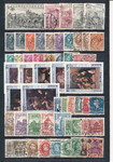 Świat zestaw znaczków kasowane