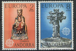 Andorra hiszpańska 088-89 czyste** Europa Cept