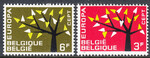 Belgia Mi.1282-1283 czyste** Europa Cept