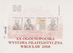 4047 przywieszka Wystawa Filatelistyczna Wrocław 2008 rok karnet numer 798