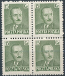 0535 w czwórce czyste** Bolesław Bierut