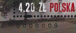 4556 Blok 268 niski numerator 0000009 czysty** Sztuka ulicy