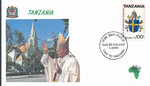 Tanzania - Wizyta Papieża Jana Pawła II 1990 rok