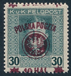 0022 b Mk przesunięcie nadruku gwarancja czysty** II wydanie lubelskie 645/25