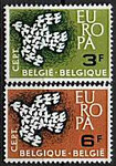 Belgia Mi.1253-1254 czyste** Europa Cept