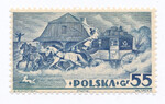 0307 B ząbkowany czysty** V Ogólnopolska Wystawa Filatelistyczna w Warszawie