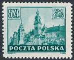 0366 a niebieskawozielony papier bardzo cienki x21 gwarancja czysty** Widoki Krakowa 114/26