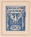 158 Marka pocztowa Królestwa Polskiego z Polskie Marki Pocztowe 1918 rok