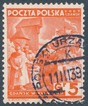 Port Gdańsk 31 kasowany 20 rocznica odzyskania niepodległości