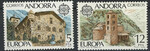 Andorra hiszpańska 115-116 czyste** Europa Cept