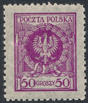 0192 x papier cienki ZL 10½ czysty** Orzeł w wieńcu