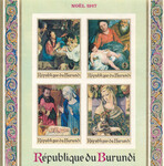 Burundi Mi.0382-385 Blok 24 B czyste**