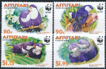 Aitutaki Mi.0772-775 czyste** WWF