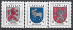 Łotwa Mi.0371-373 C V (1999) czyste**