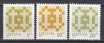 Litwa Mi.0682-684 II (1999) czyste**