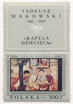 1723 przywieszka nad znaczkiem czyste** Malarstwo polskie