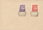 FDC 0676-677 III Światowy Kongres Studentów w Warszawie