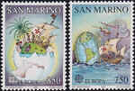 San Marino Mi.1508-1509 czyste** Europa Cept