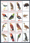 Surinam Mi.2010-2021 wieloblok przywieszki z prawej czyste**