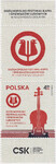 5397 przywieszka nad znaczkiem nazwa emisji i logo CSK czysta** Ogólnopolski Festiwal Kapel i Śpiewaków Ludowych w Kazimierzu Dolnym