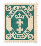 WMG 107 Wz.11 L czysty** Wydanie obiegowe - herb Gdańska