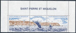 Saint-Pierre Miquelon Mi.0566-567 pasek górny margines czysty**