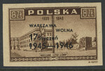 0392 czysty** 1 rocznica wyzwolenia Warszawy