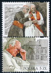 5055 przywieszka nad znaczkiem czyste** 100 rocznica urodzin Świętego Jana Pawła II