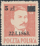 0347 a brązoworóżowy gwarancja czysty 82 rocznica Powstania Styczniowego  89/26