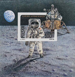 3062 blok 139 A B1 "złoty dolar" czysty** 20. rocznica pierwszego lądowania na Księżycu