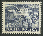 0655 a papier średni biały gładki guma bezbarwna czysty** Uruchomienie Fabryki Samochodów Ciężarowych w Lublinie