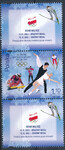 3802 pasek pionowy dwie przywieszki czyste** XIX Zimowe Igrzyska Olimpijskie - Salt Lake City 2002