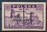 0393 czysty** 1 rocznica wyzwolenia Warszawy