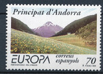 Andorra hiszpańska 267 czyste** Europa Cept