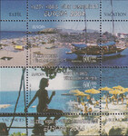 Turcja Cypryjska Mi.0598-599 Blok 22 A ząbkowany czysty** Europa Cept