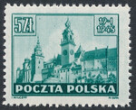 0366 a niebieskawozielony papier bardzo cienki x21 gwarancja czysty** Widoki Krakowa 112/26