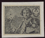 045 Projekt konkursowy - Polskie Marki Pocztowe 1918 rok - autor Bronisław Wiśniewski 